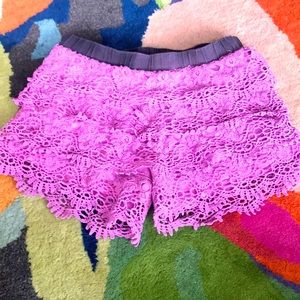 Miss Me Layered Lace Shorts